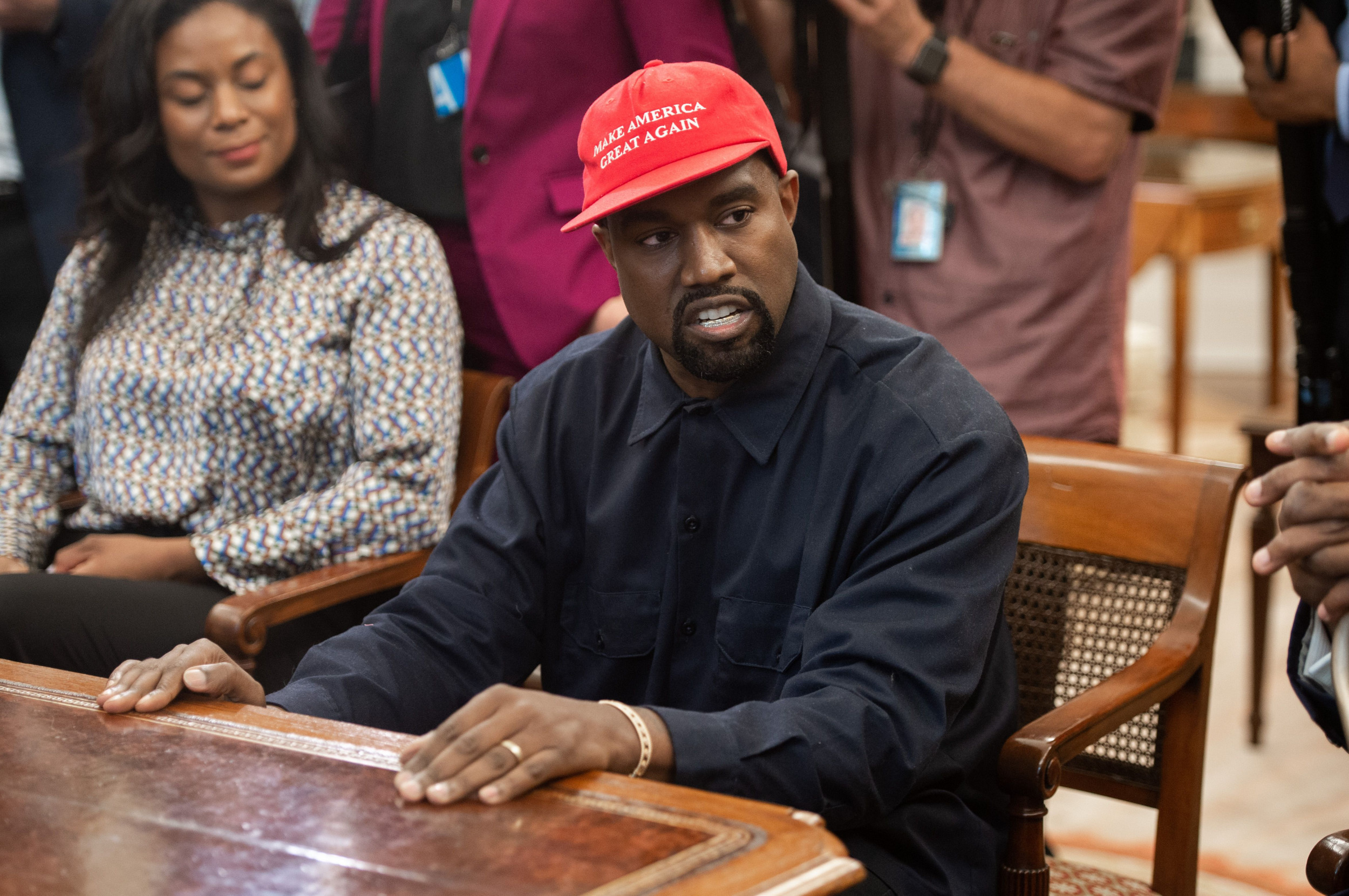 Kanye West MAGA Hat Make America Great Again Trump T Shirt KANYE 2020 